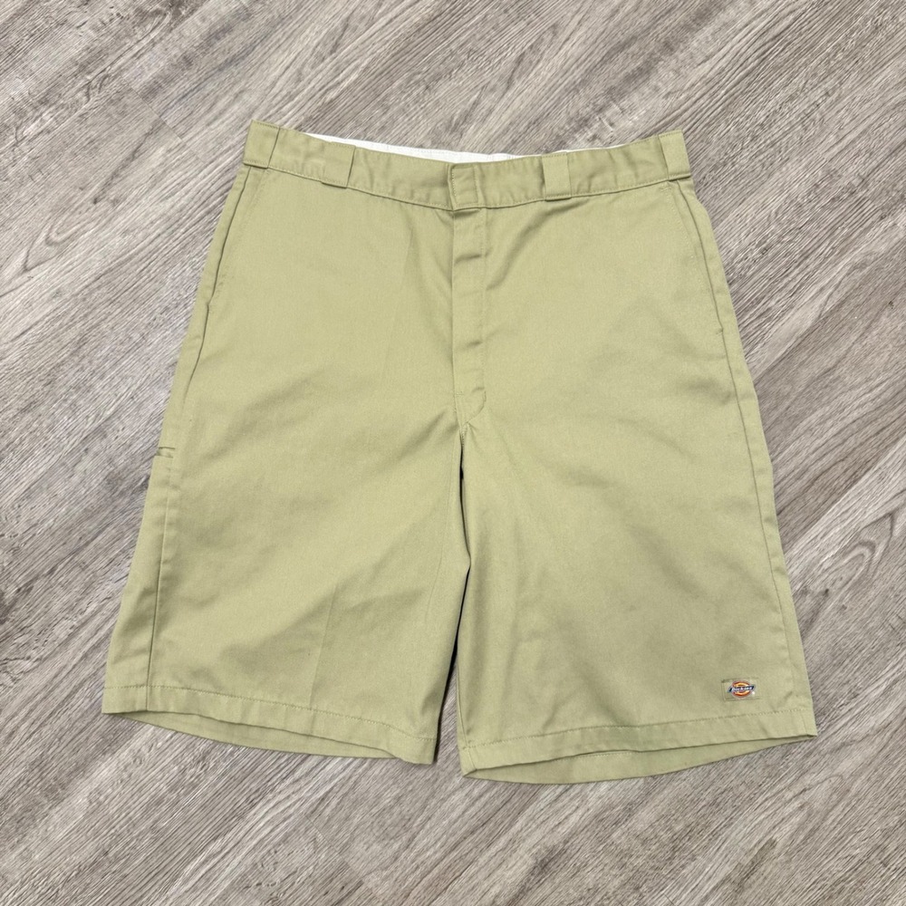 Dickies Loose Fit Work Shorts Mens 40 Khaki Tan WJ01829 CAR013